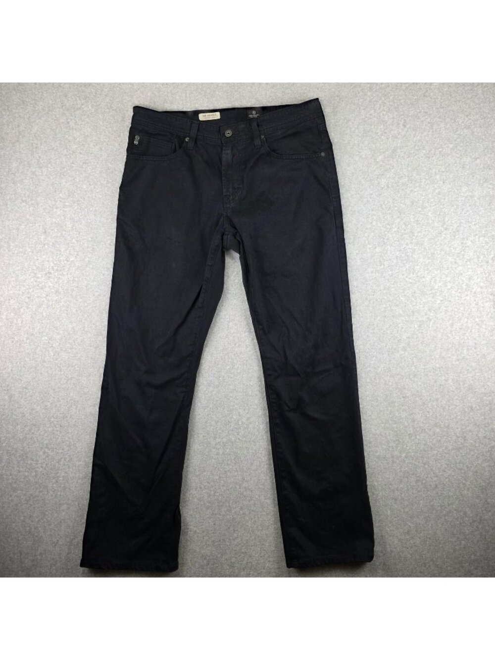 AG Adriano Goldschmied The Protege Jeans Mens 34x34 Black Straight Stretch